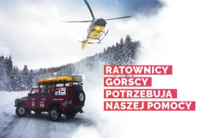 Ratownicy potrzebują pomocy! Zrzutka na karetkę górską dla podhalańskiego GOPR!