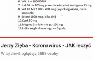 Facebook usuwa materiały Jerzego Zięby. Pseudolekarz na celowniku...