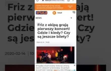 Friz z ekipą grają pierwszy koncert!