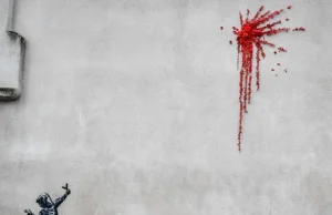 Walentynkowy mural Banksy’ego zniszczony po dwóch dniach