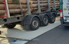 Transport drewna pod lupą. Połowa ciężarówek za ciężka / Aktualne...