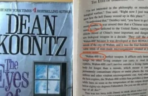 Dean Koontz był w przyszłości? 40 lat temu opisał wirus z Wuhan, który miał ..