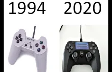 Jak wyglądały kiedyś pady do Playstation od 1994 do dziś