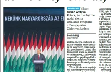 Węgry włączają się do zielonej rewolucji, Orbán krytykuje Polskę.