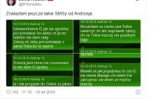 Jolka Rosiek (fanka Dudy) publikuje SMS’y od Andrzeja (Dudy?).