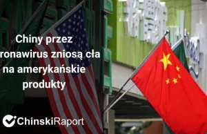 Przełom w wojnie handlowej USA-Chiny za sprawą koronawirusa