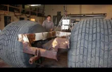 Odbudowa potężnego traktora trójkołowego