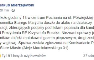 Atak na sympatyków Konfederacji w Poznaniu