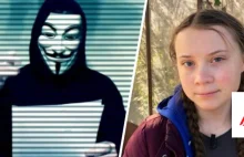 Anonymous ostrzegają Gretę