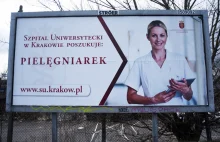 Krakowskie szpitale walczą o pielęgniarki. Bilbordami