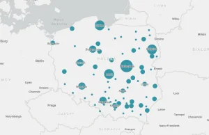 Liczba łóżek na oddziałach zakaźnych w Polsce