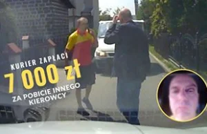 7 000 zł kary dla kuriera za atak na innego kierowcę!