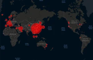 Koronawirus na świecie. Codziennie aktualizowana interaktywna mapa.