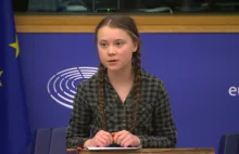 Greta Thunberg w Parlamencie Europejskim krytykuje projekt prawa o klimacie