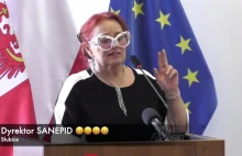 Konferencja dyrektor SANEPID ze Słubic :D