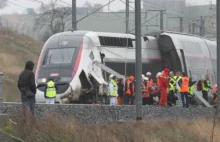 Wypadek TGV relacji Starbourg-Paryz, obsuniecie terenu na nowej linii. 22 rannyc