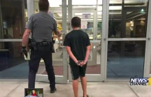 Dwóch 10-latków zakutych w kajdanki i aresztowanych za zabawę bronią-zabawką