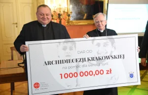 1 mln zł zebrano w Archidiecezji Krakowskiej na pomoc sierotom w Syrii