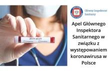 Koronawirus w Polsce - Ważny apel GIS z dnia 08/03/2020