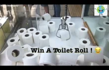 Maszyny z papierem toaletowym w UK