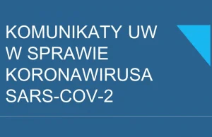 Wszystkie zajęcia na Uniwersytecie Warszawskim odwołane do 14 kwietnia