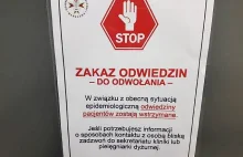 Zmiany w szpitalach. Odwiedziny wstrzymane