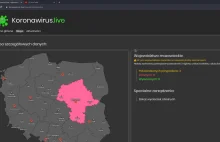 Mapa o koronawirusie w Polsce