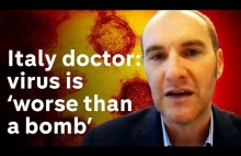 Lekarz koordynator z Lombardii - "koronawirus jest gorszy niż bomba"