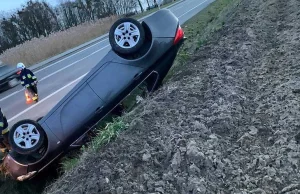 Finał sprawy policjanta, który prowadził pod wpływem i dachował