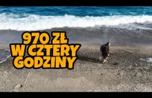 970 zł w cztery godziny znalezione na plaży