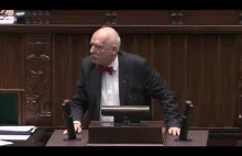 Janusz Korwin-Mikke w Sejmie o koronawirusie: Szerzycie panikę! Straszycie...