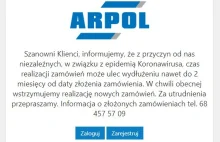 Opóźnienia w realizacji zamówień Arpolu, producenta polskich racji żywnościowych