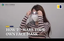 Jak zrobić własną maskę zmniejszającą ryzyko koronawirusa
