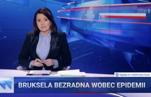 „Bezradnie rozkłada ręce”. TVP wykorzystuje epidemię do oczerniania Unii...