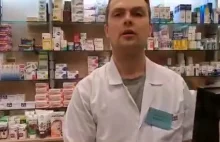 Farmaceuta krótko odpowiada na pytanie odnośnie koronowirusa.