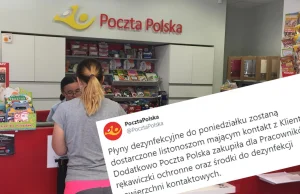 Koronawirus. Poczta Polska będzie dezynfekować długopisy. Co z kurierami?