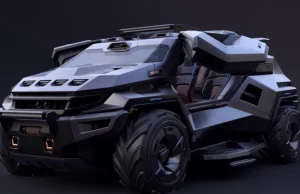 Ten futurystyczny SUV wygląda jak pojazd postapokaliptyczny [ENG]