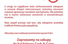 Selgros24 - zamiast umożliwić zakupy online, zapraszają do swoich sklepów!!!