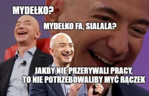 Pracownicy Amazona proszą o dostęp do mydła i czas na mycie rąk