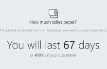 How Much Toilet Paper?! The Coronvirus Toilet Paper Calculator