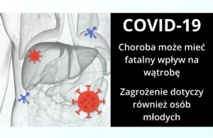 COVID-19 - Choroba może uszkadzać wątrobę nawet u osób młodych!