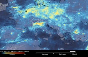 Z kosmosu widać, jak koronawirus ogranicza emisje gazów cieplarnianych