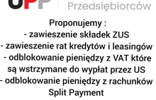 Petycja Polskich Przedsiębiorców do Rządu RP.