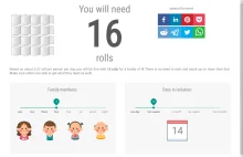 Toilet Roll Calculator