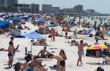 Floryda. Tłumy na plażach. Epidemiolodzy alarmują
