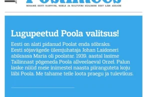 Na okładce estońskiego Postimees apel do polskiego rządu