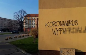 "Koronawirus wypier...", czyli nowe graffiti we Wrocławiu [ZDJĘCIA]