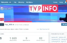 Oficjalne konto TVP INFO @tvpinfo ponownie przekształciło się w niebieskie konto