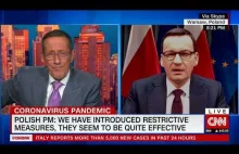 Mateusz Morawiecki w programie Quest Means Business (CNN)