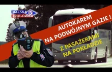 Bialska Drogówka - autokarem na podwójnym gazie.